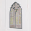 Grey Gothic Wall Mirror