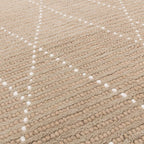 Nepal 160x230cm Sand/Cream Linear Rug Rug