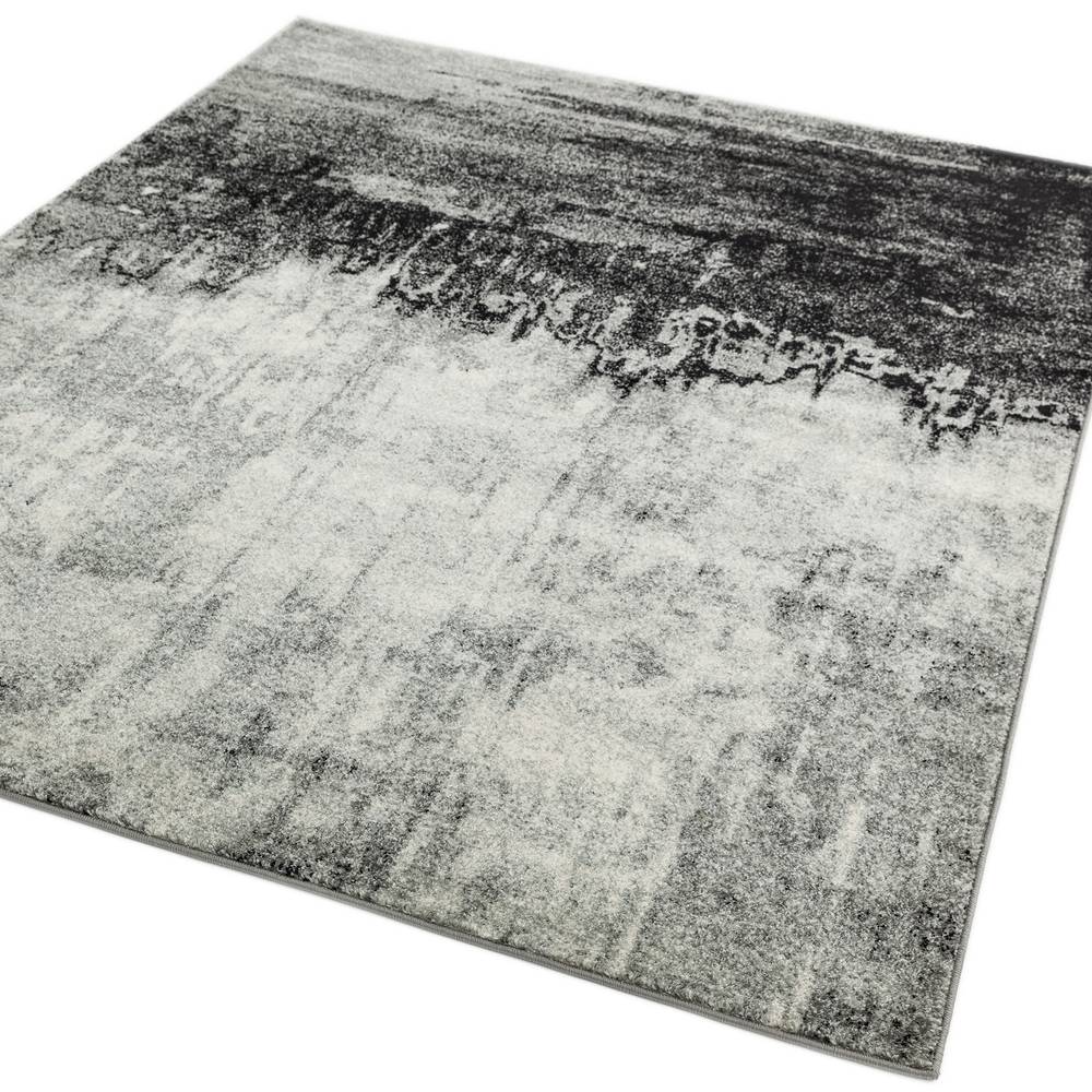 Nova 120x170cm Distress Grey Rug NV03 Rug
