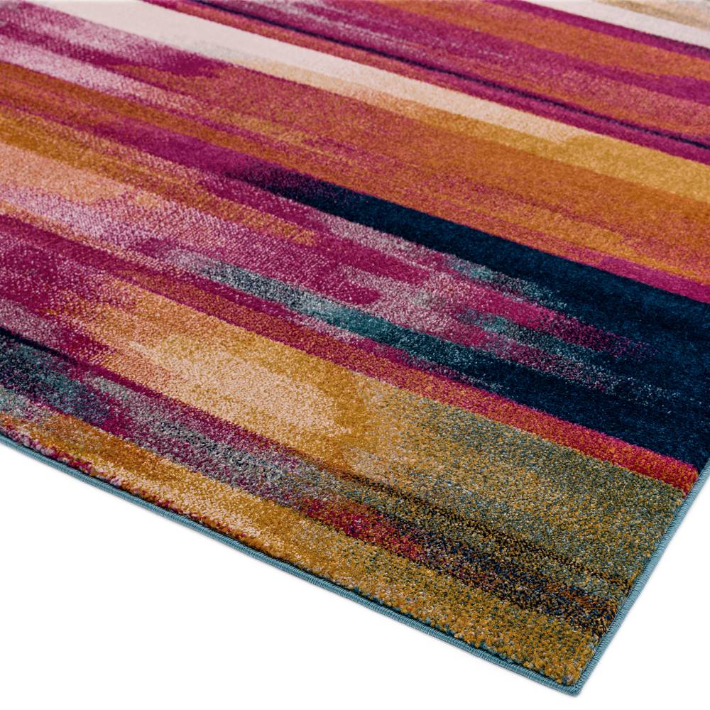 Nova 200x290cm Stripe Multi Rug NV05 Rug