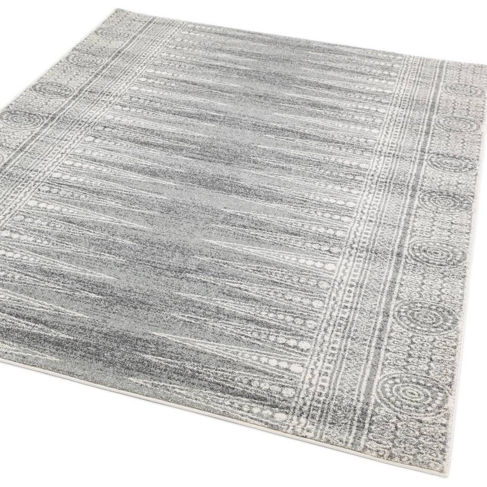 Nova 160x230cm Weave Grey Rug NV07 Rug