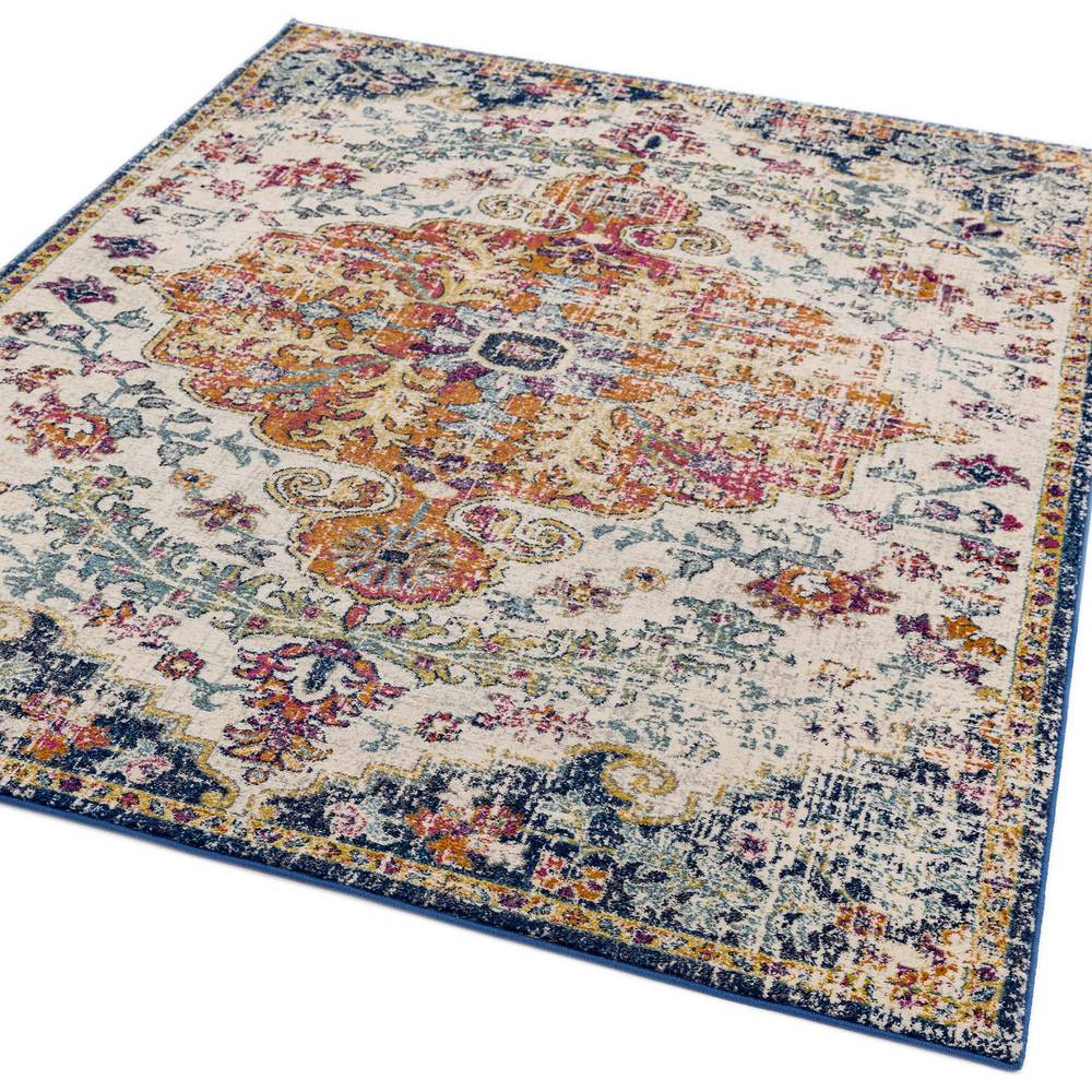 Nova 120x170cm Medallion Multi Rug NV12 Rug