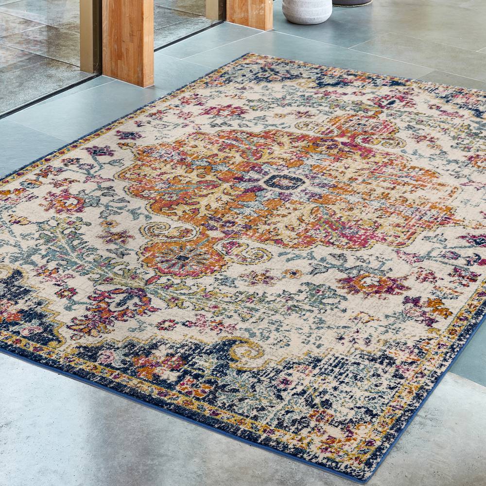 Nova 120x170cm Medallion Multi Rug NV12 Rug