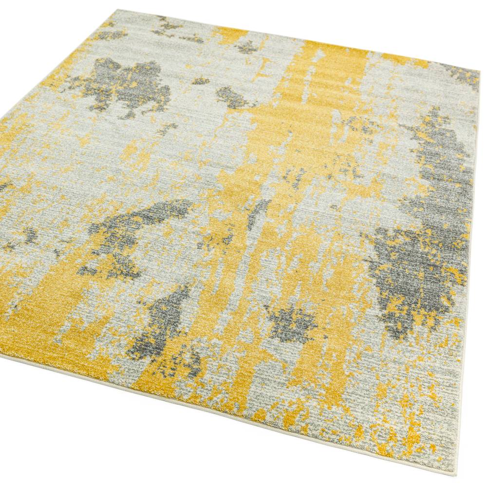 Nova 160x230cm Painterly Ochre Rug NV18 Rug