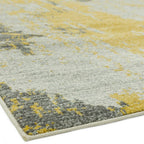 Nova 160x230cm Painterly Ochre Rug NV18 Rug
