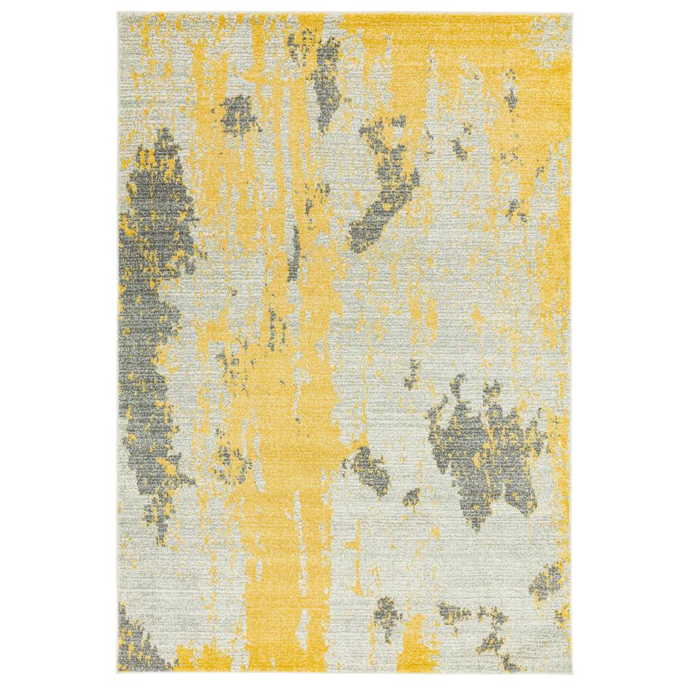 Nova 160x230cm Painterly Ochre Rug NV18 Rug