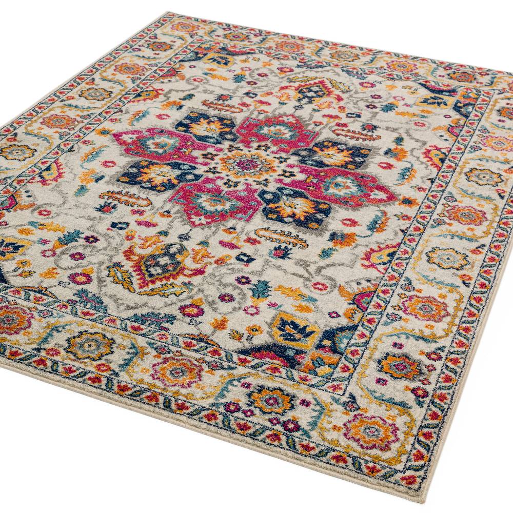 Nova 120x170cm White Multi Rug NV24 Rug