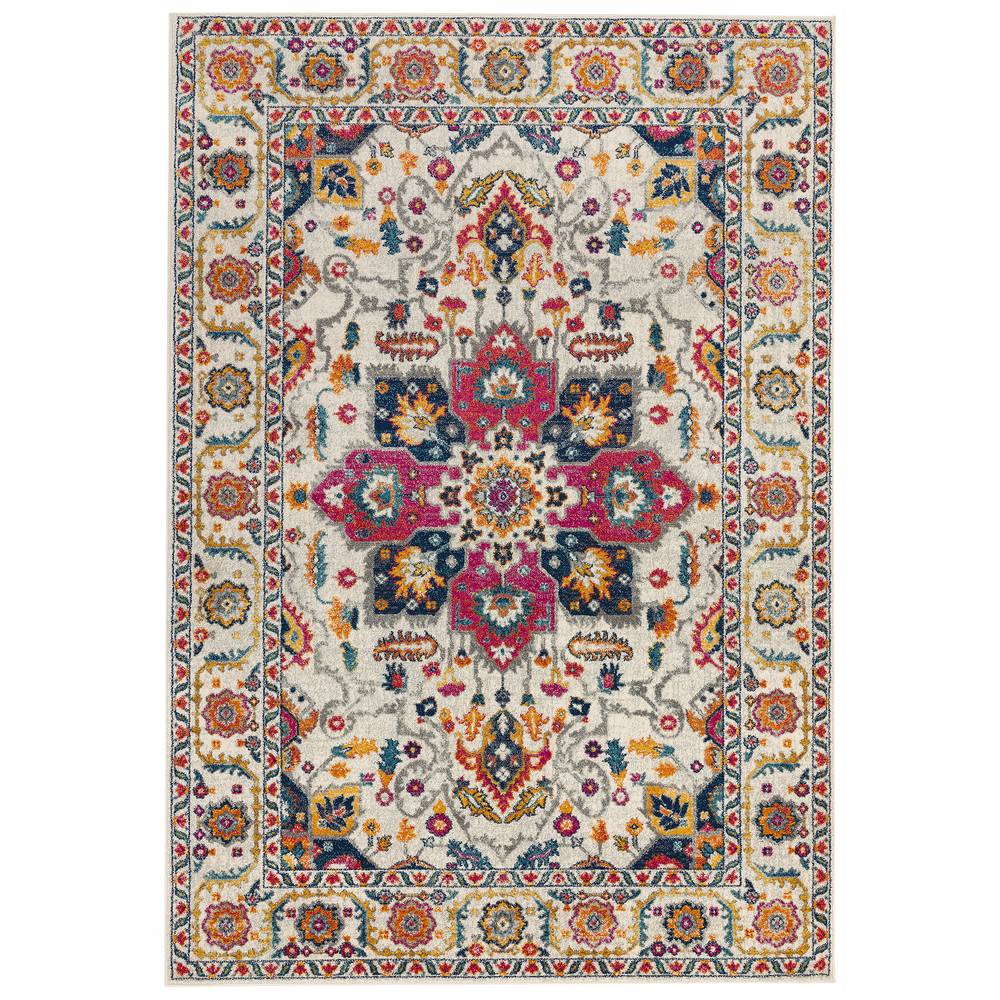 Nova 120x170cm White Multi Rug NV24 Rug