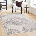 Nova 120x170cm Medallion Ivory Rug NV26 Rug