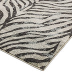 Nova 160x230cm Zebra Grey Rug NV27 Rug