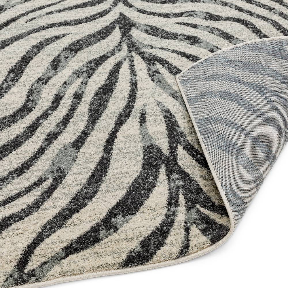 Nova 160x230cm Zebra Grey Rug NV27 Rug