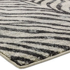Nova 160x230cm Zebra Grey Rug NV27 Rug