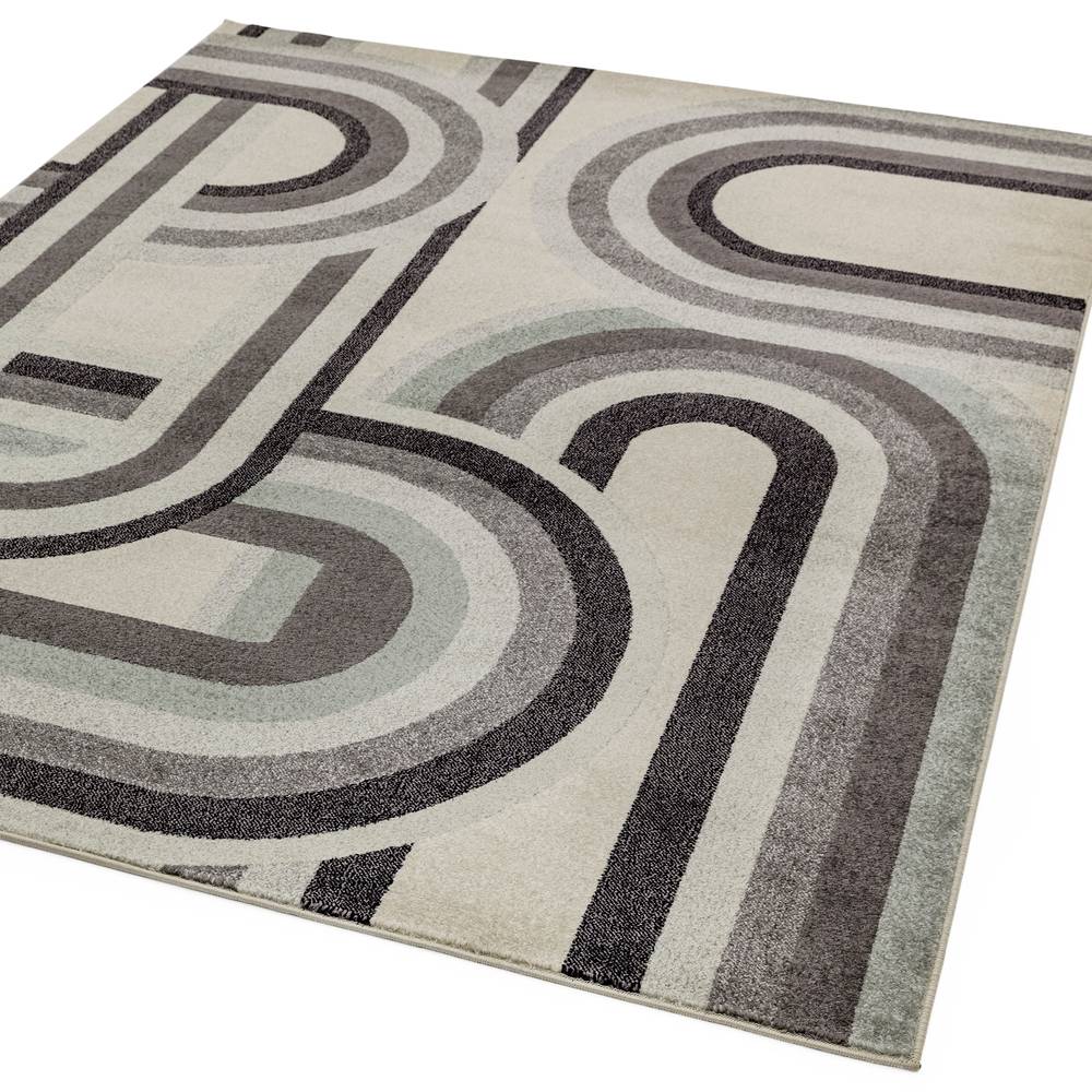 Nova 080x150cm Retro Grey Rug NV29 Rug