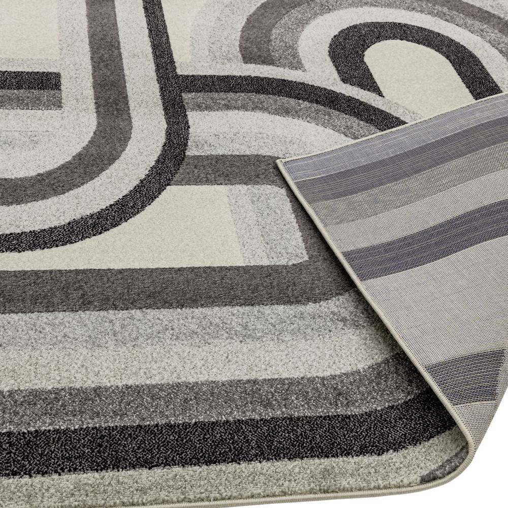 Nova 200x290cm Retro Grey Rug NV29 Rug