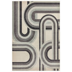 Nova 160x230cm Retro Grey Rug NV29 Rug