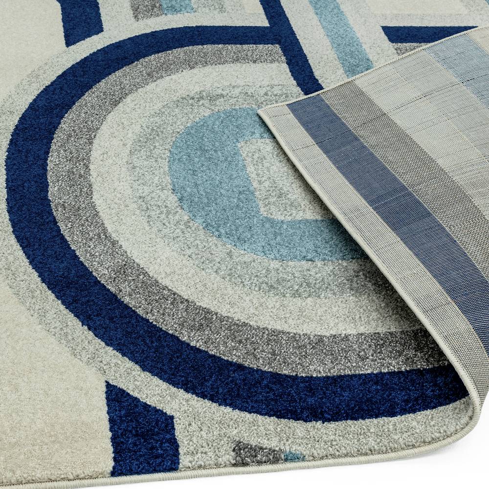 Nova 160x230cm Retro Blue Rug NV30 Rug
