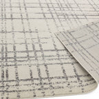 Nova 200x290cm Grid Grey Rug NV31 Rug