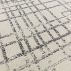 Nova 200x290cm Grid Grey Rug NV31 Rug