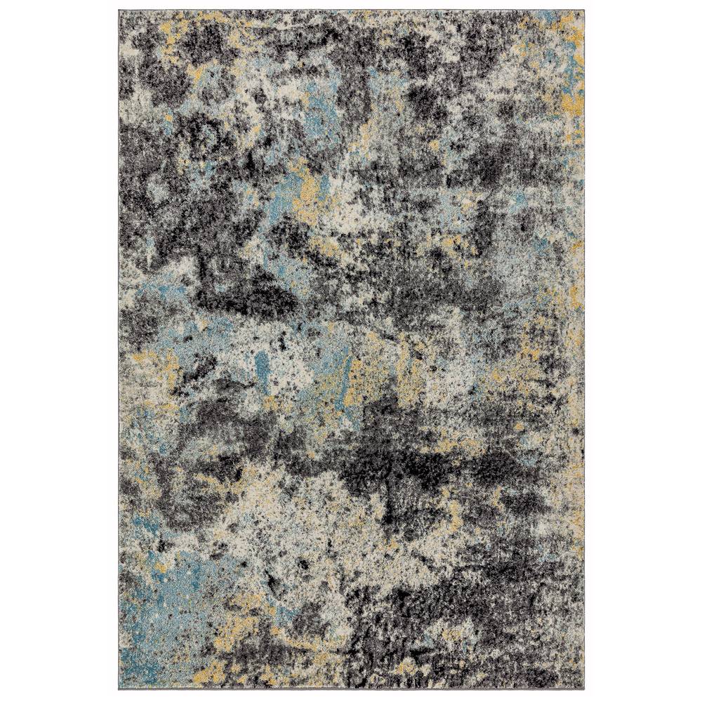 Nova 120x170cm Abstract Blue Rug NV32 Rug