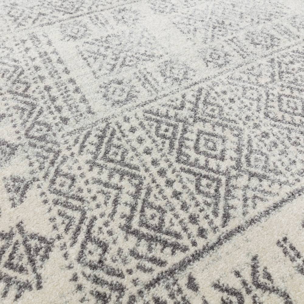 Nova 200x290cm Tribal Grey Rug NV33 Rug