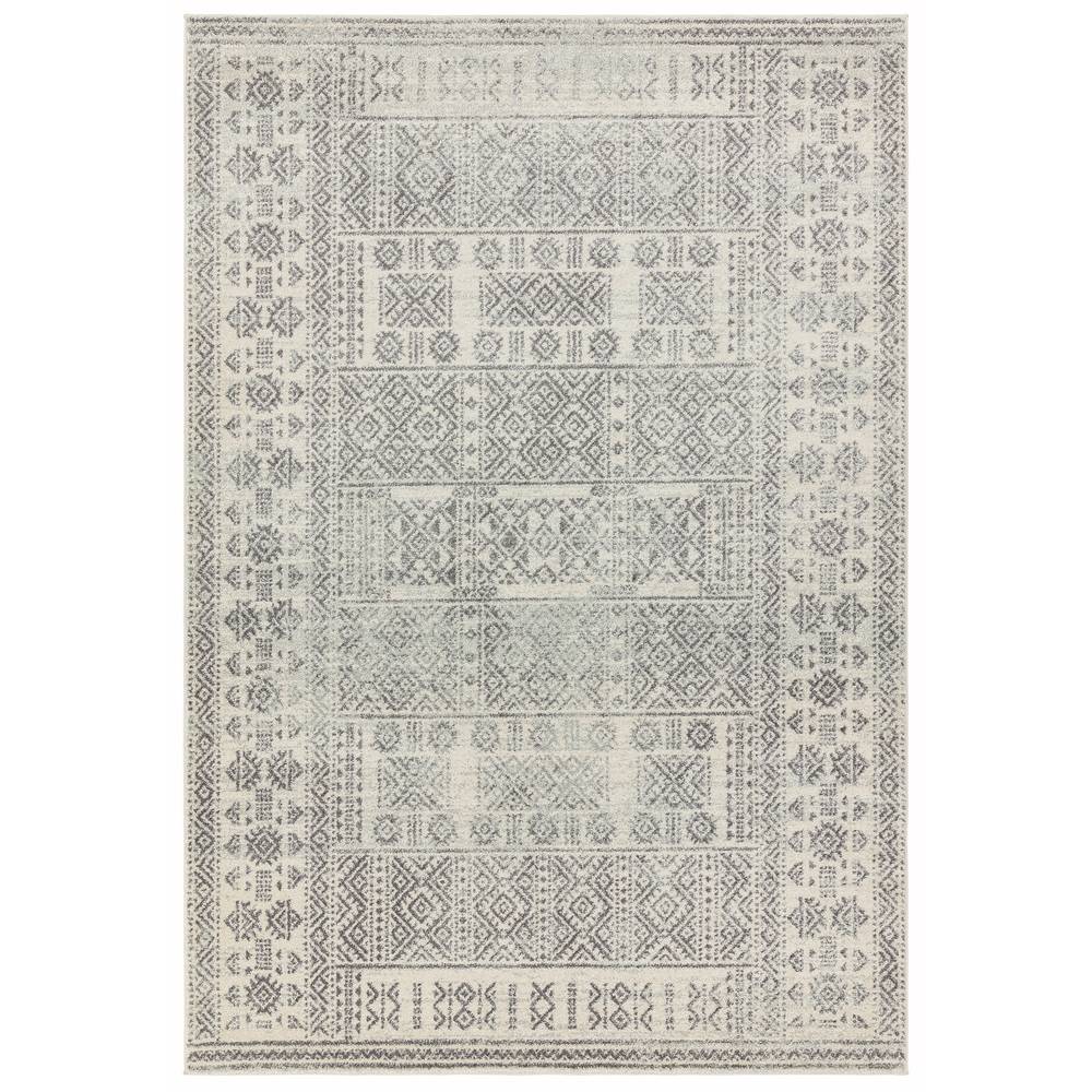 Nova 200x290cm Tribal Grey Rug NV33 Rug