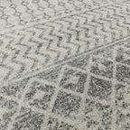 Nova 120x170cm Aztec Grey Rug NV35 Rug