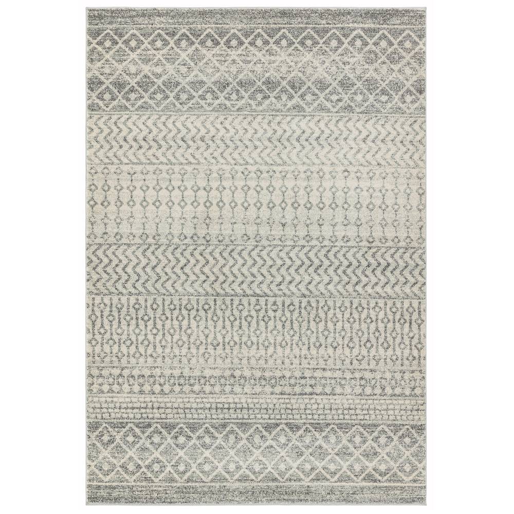 Nova 120x170cm Aztec Grey Rug NV35 Rug