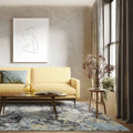 Nova 200x290cm Abstract Blue Rug NV32 Rug