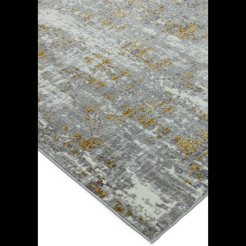 Orion 200x290cm OR07 Abstract Yellow Rug