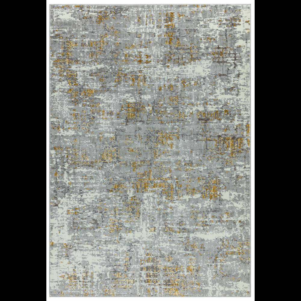 Orion 200x290cm OR07 Abstract Yellow Rug
