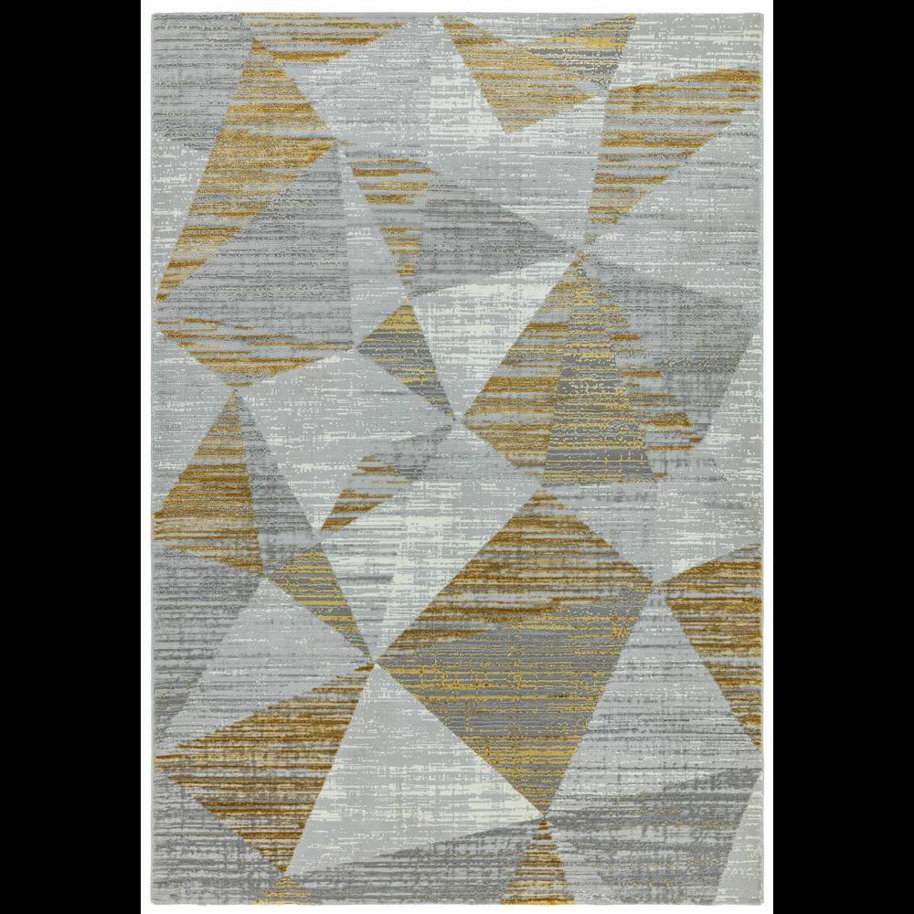 Orion 120x170cm OR12 Blocks Yellow Rug