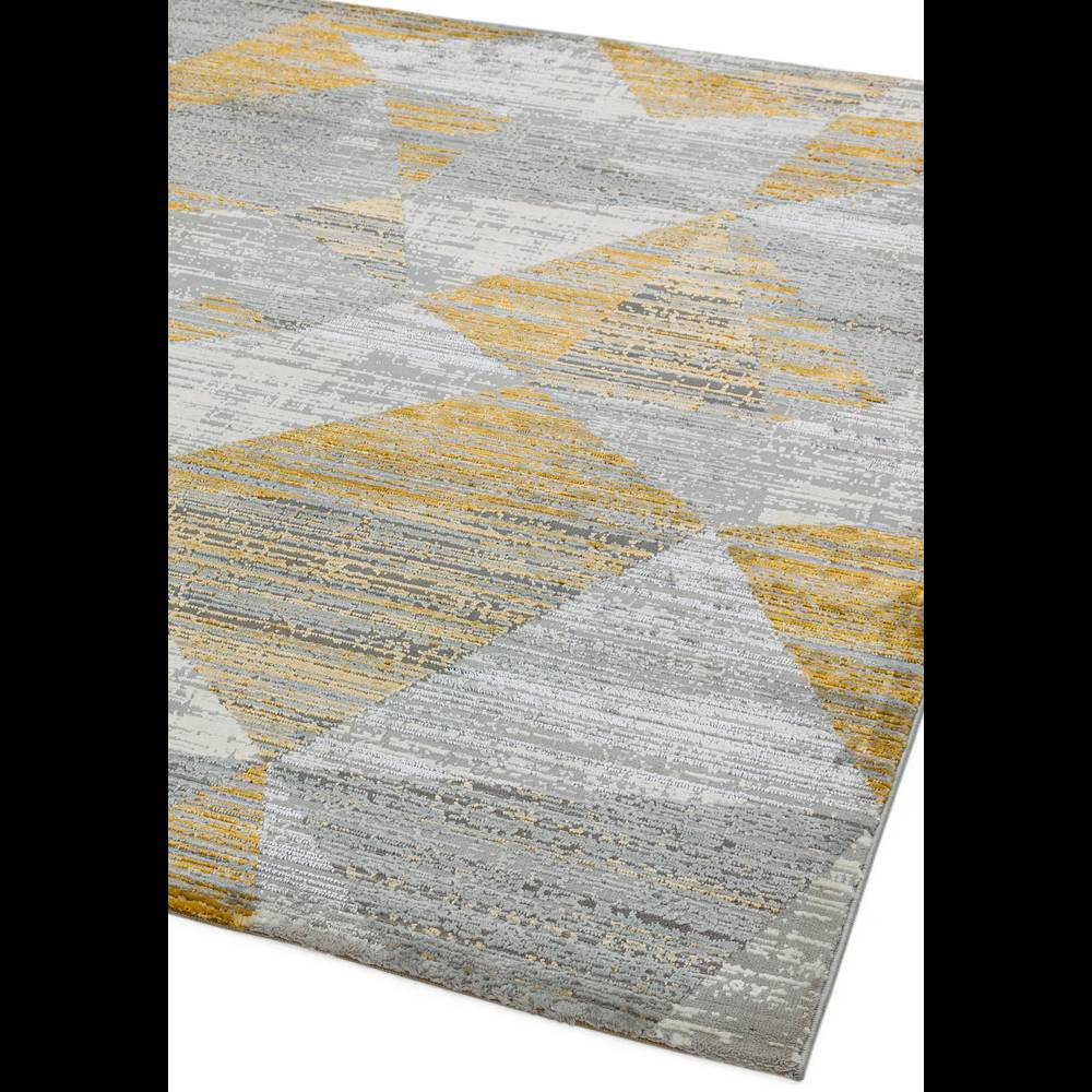 Orion 200x290cm OR12 Blocks Yellow Rug