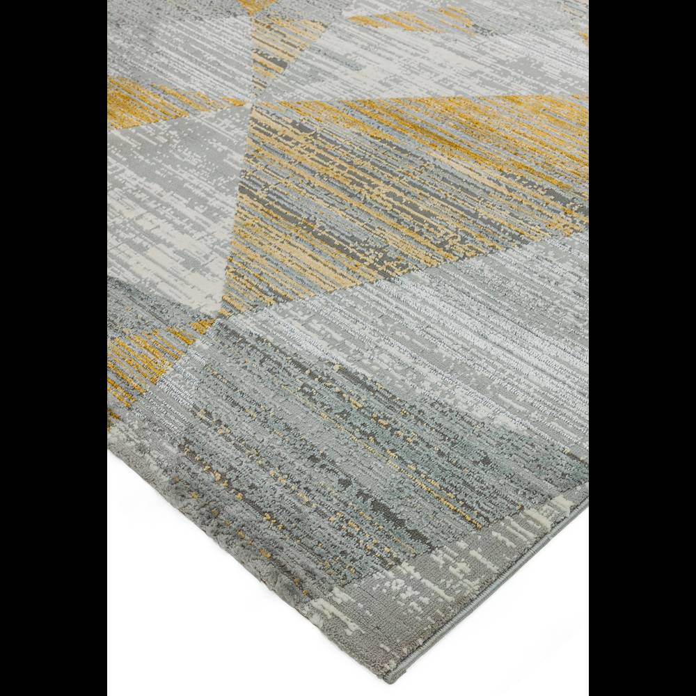 Orion 200x290cm OR12 Blocks Yellow Rug