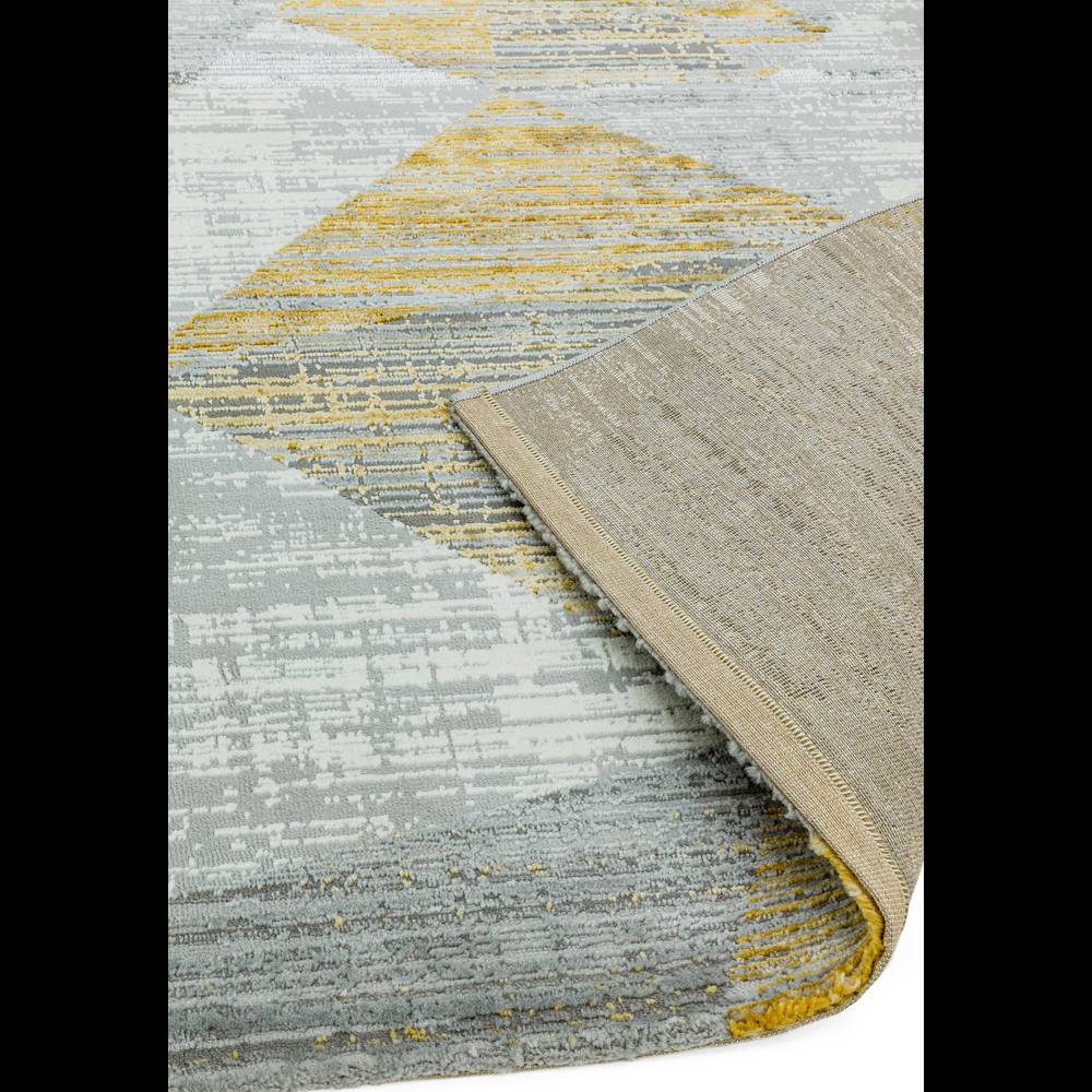 Orion 200x290cm OR12 Blocks Yellow Rug