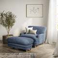PLUMPTON CHAIR DENIM BLUE WEAVE