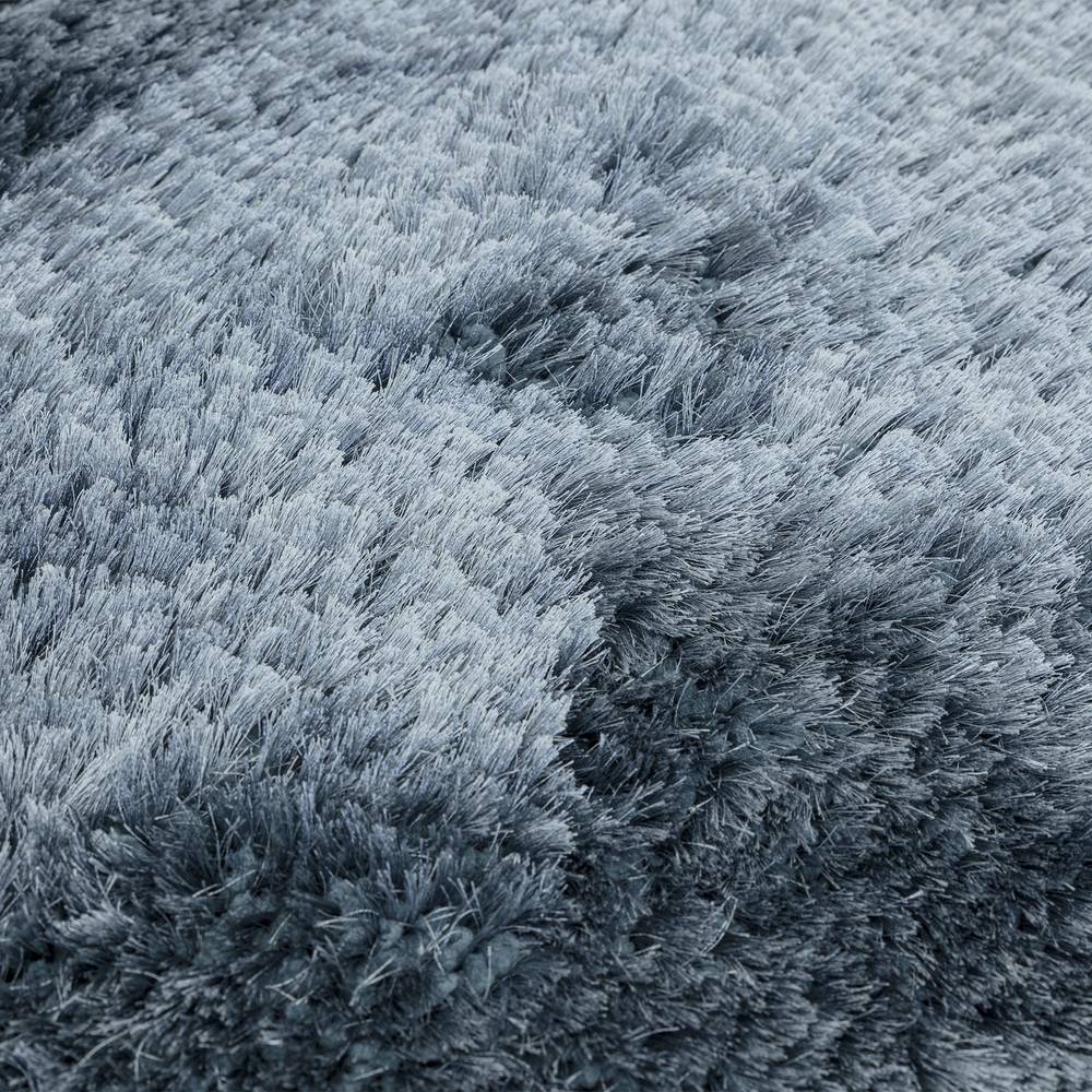 Plush Rug 150x150cm Airforce Blue (Circle) Rug