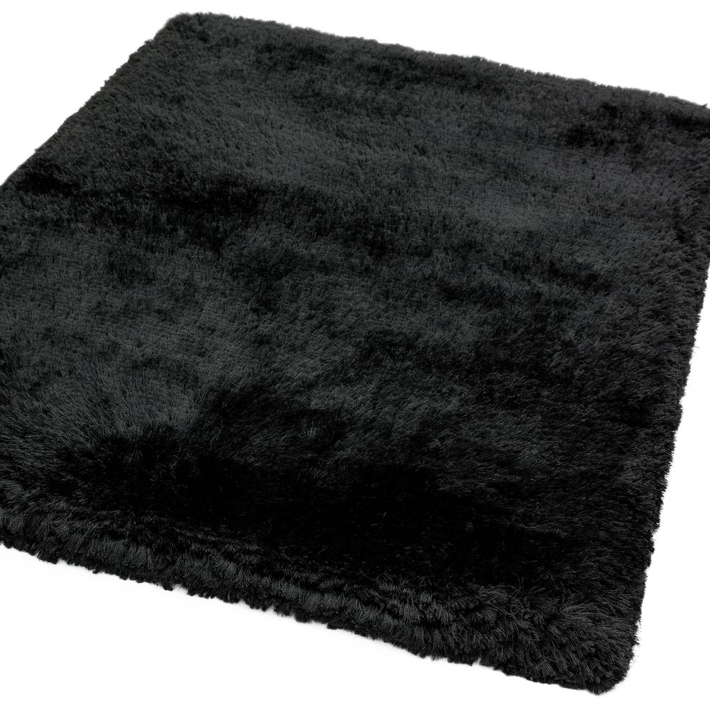 Plush Rug 120x170cm Black Rug