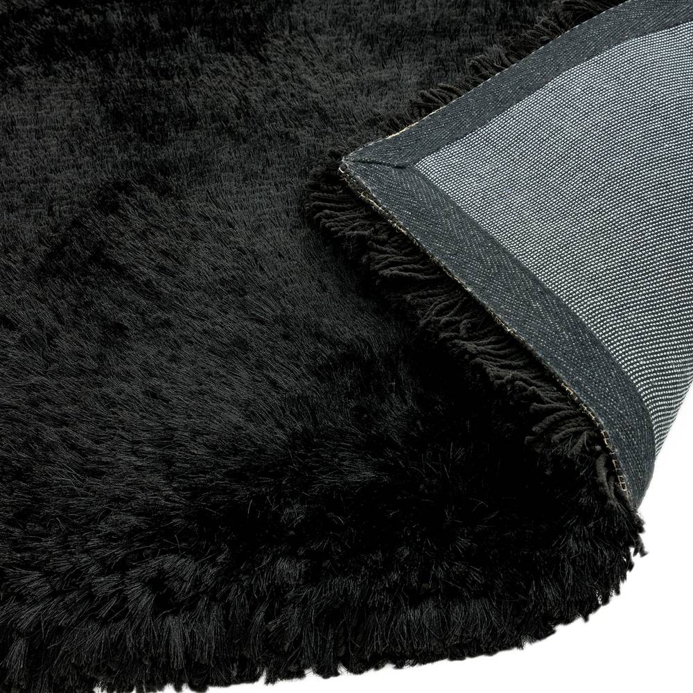 Plush Rug 120x170cm Black Rug