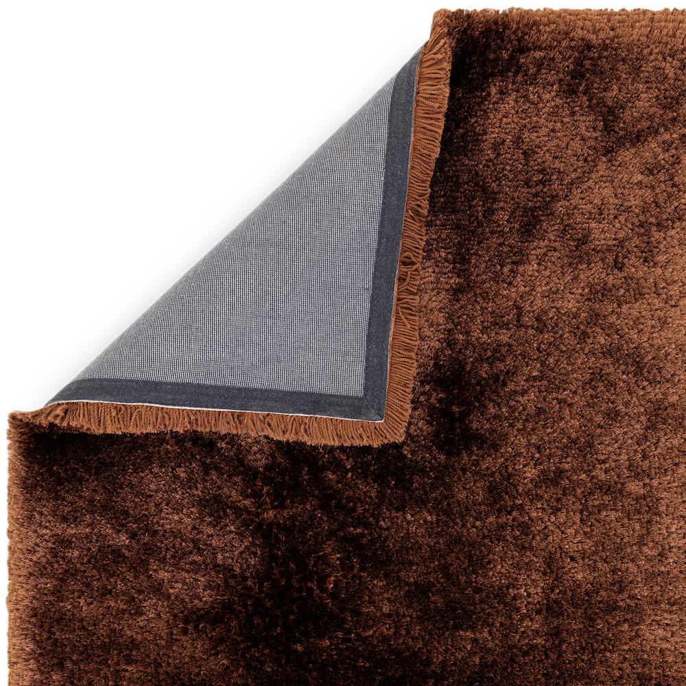 Plush Rug 150x150cm Copper (Circle) Rug