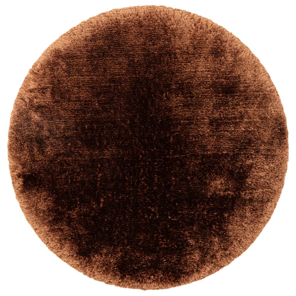 Plush Rug 150x150cm Copper (Circle) Rug