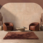 Plush Rug 070x140cm Copper Rug