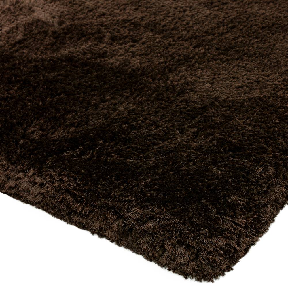 Plush Rug 120x170cm Dark Chocolate Rug