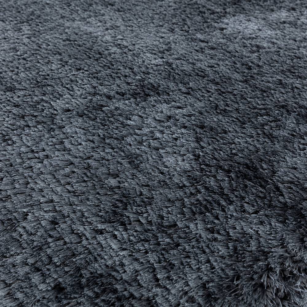 Plush Rug 140x200cm Navy Rug