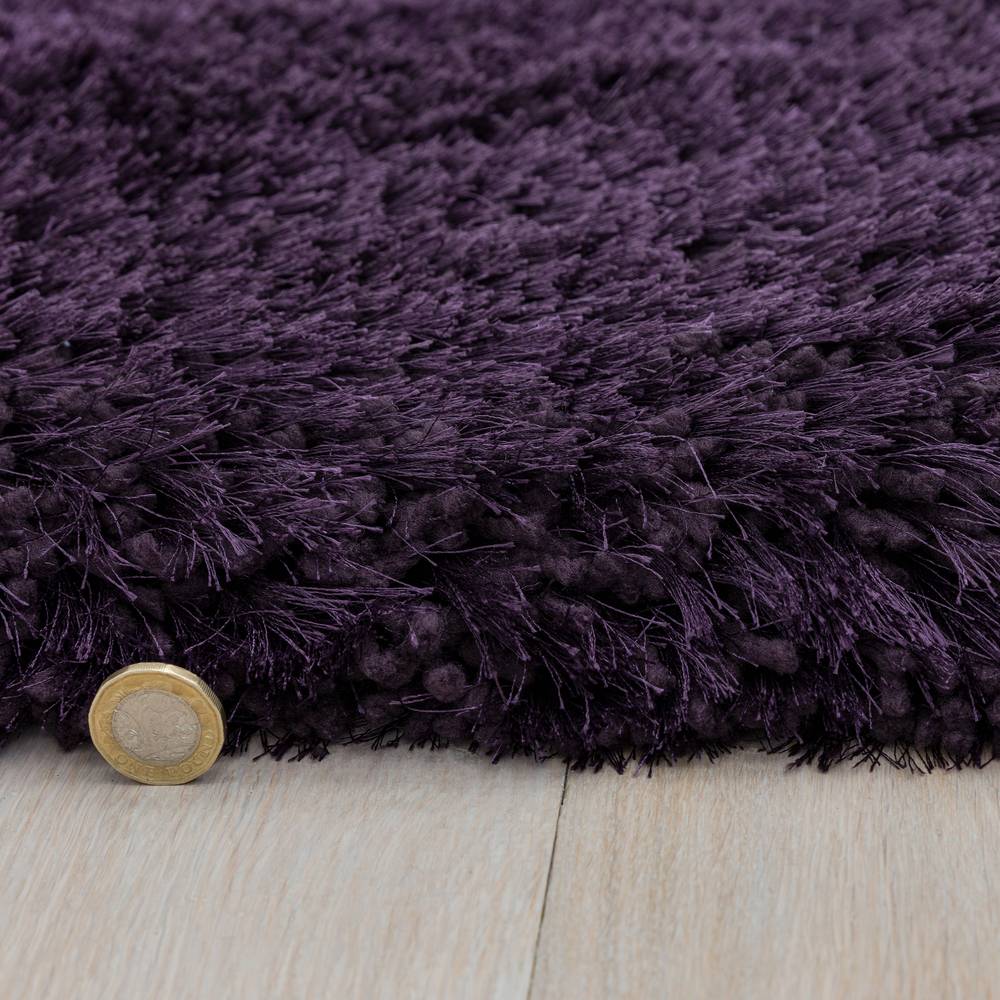 Plush Rug 070x140cm Purple Rug