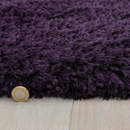 Plush Rug 070x140cm Purple Rug