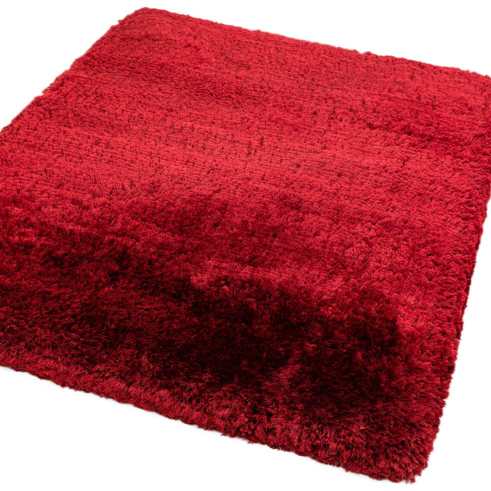 Plush Rug 120x170cm Red Rug