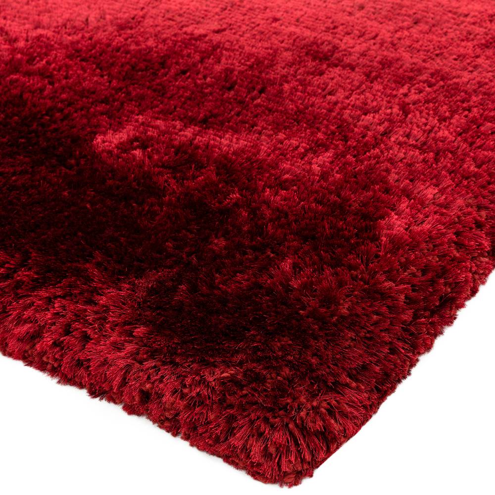 Plush Rug 070x140cm Red Rug