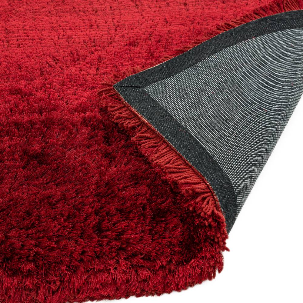 Plush Rug 140x200cm Red Rug