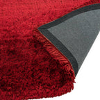Plush Rug 070x140cm Red Rug
