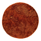 Plush Circle Rug 150x150cm Rust (Circle) Rug